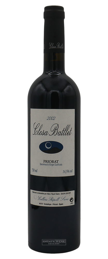 Cellers Ripoll Sans Priorat Closa Batllet 2002 750ml - 1