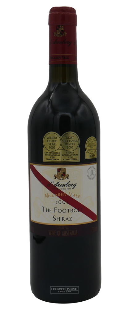d'Arenberg Shiraz The Footbolt McClaren Vale 2001 750ml - 1