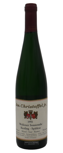 Jos. Christoffel Jr. Riesling Wehlener Sonnenuhr Spatlese 1993 750ml - 1