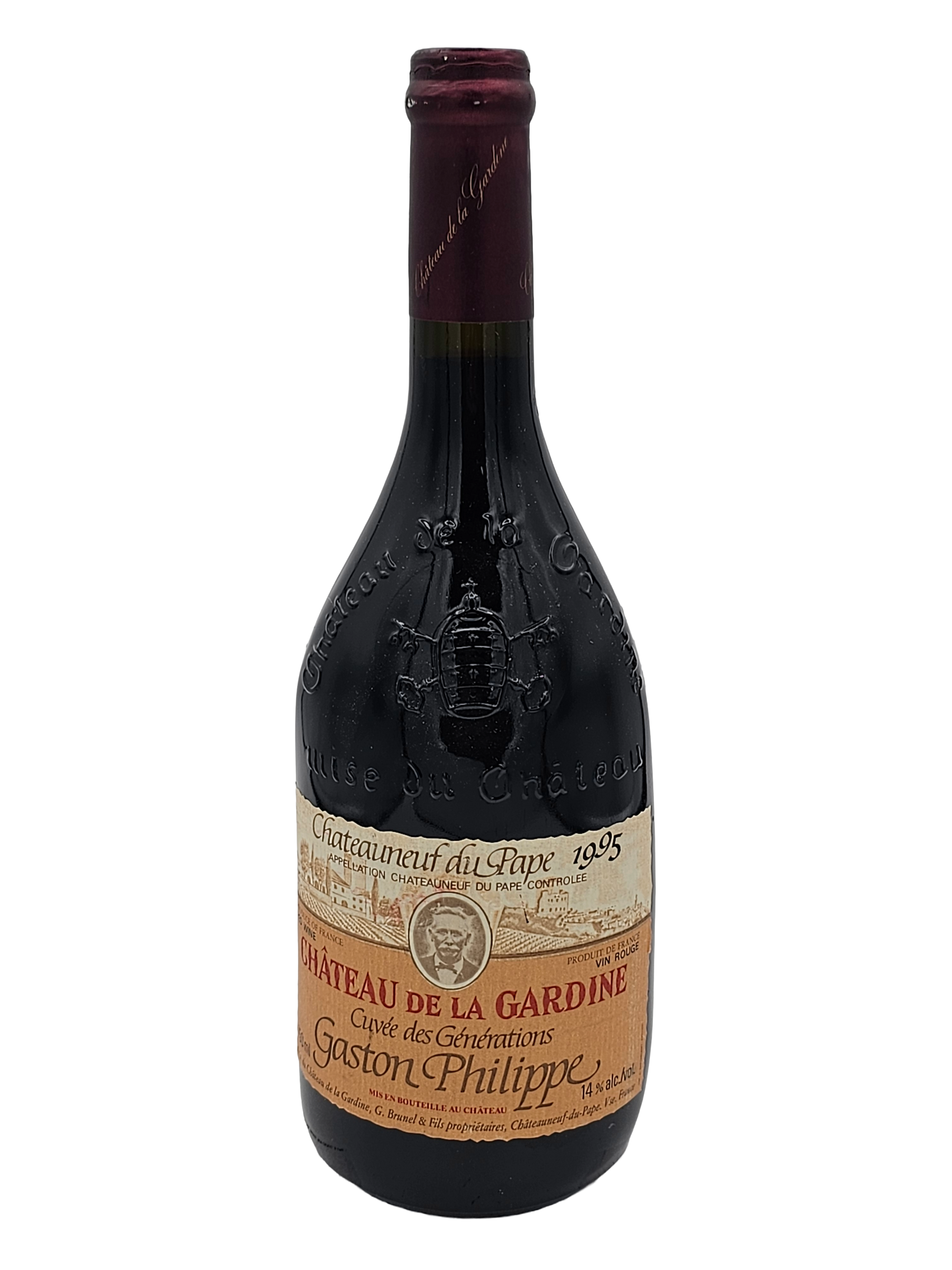 Chateau de la Gardine Chateauneuf-du-Pape Cuvee des Generations Gaston Philippe 1995 750ml - 1
