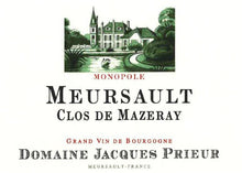 Domaine Jacques Prieur Meursault Clos de Mazeray Monopole 2010 750ml - 1