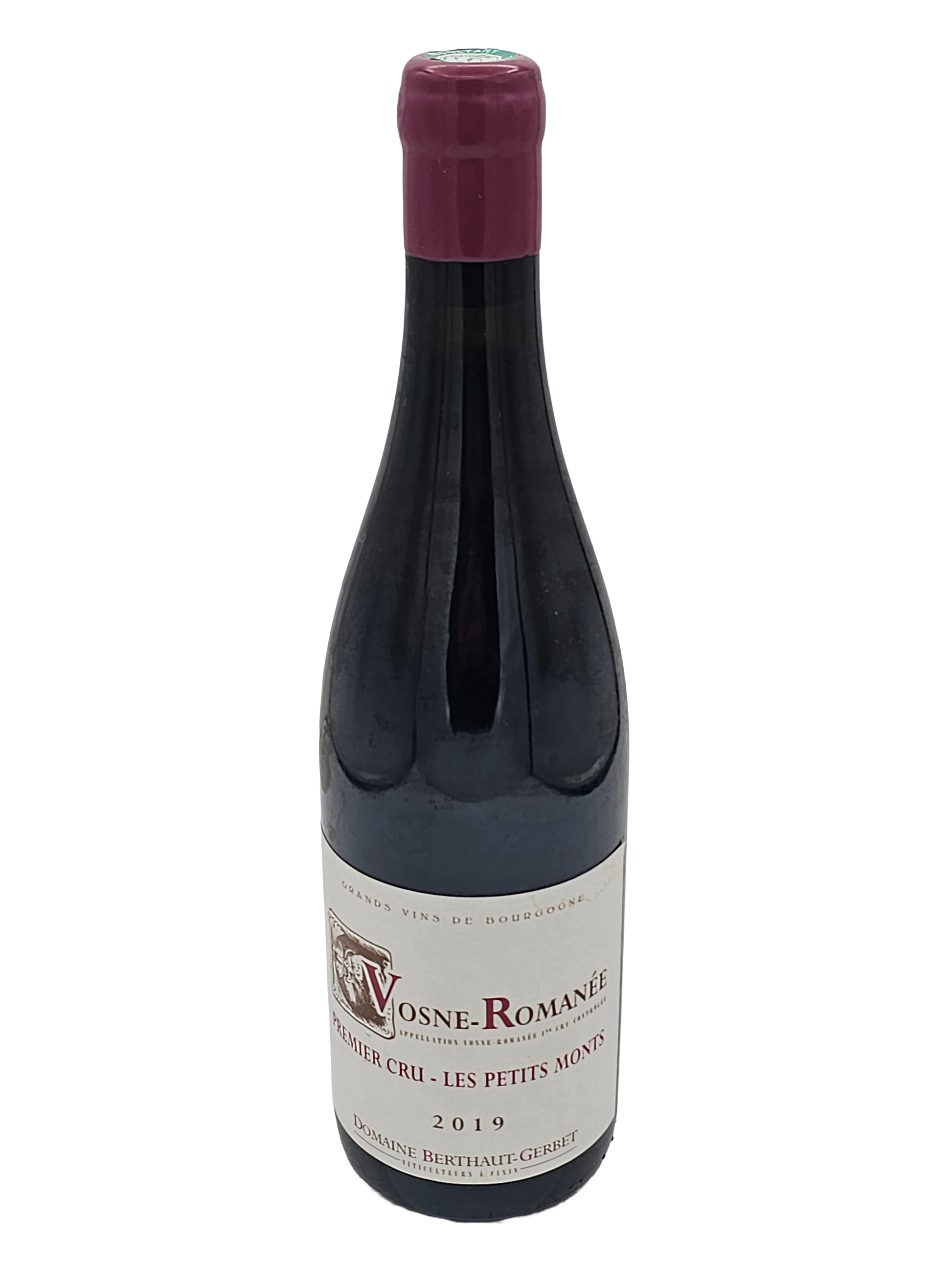 Domaine Berthaut Gerbet Vougeot Les Petit Monts 1er Cru 2019 750ml - 1