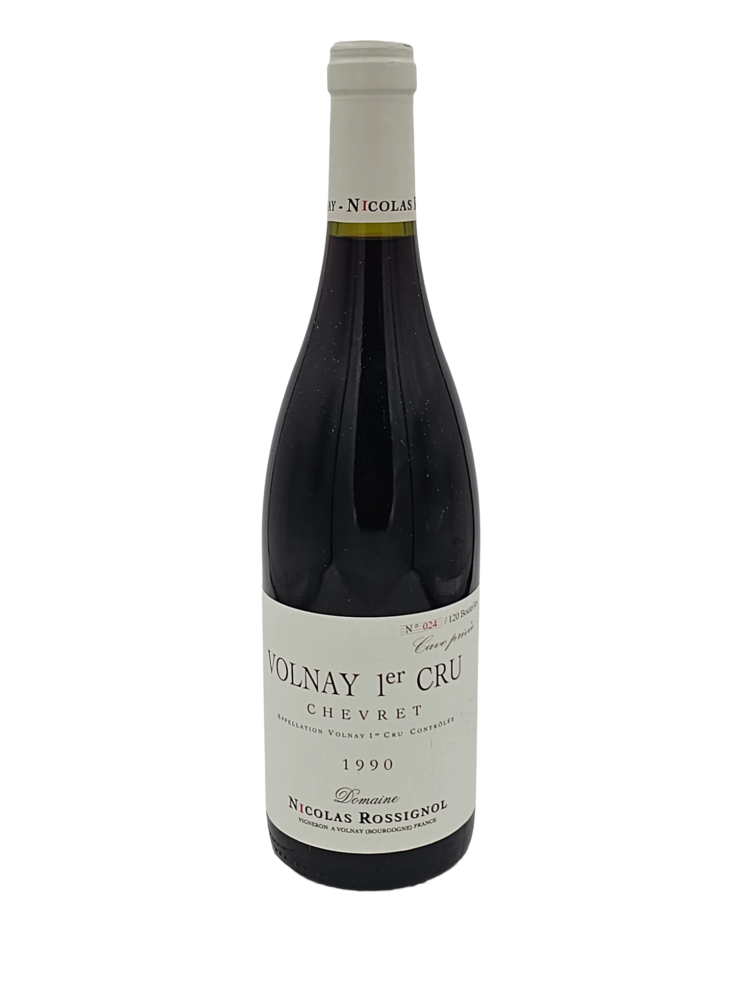 Domaine Nicolas Rossignol Volnay En Chevret 1er Cru 1990 750ml - 1