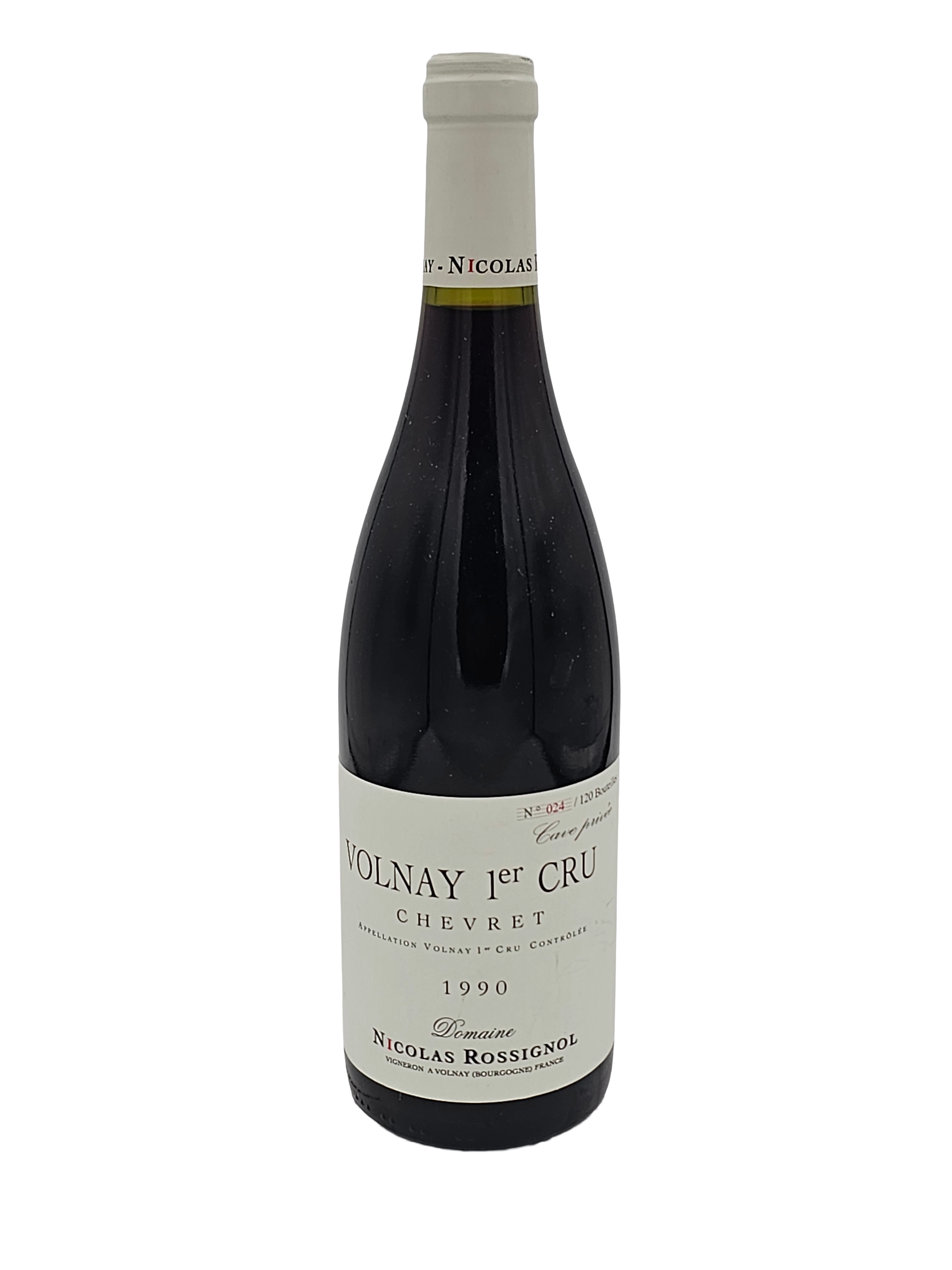 Domaine Nicolas Rossignol Volnay En Chevret 1er Cru 1990 750ml - 1