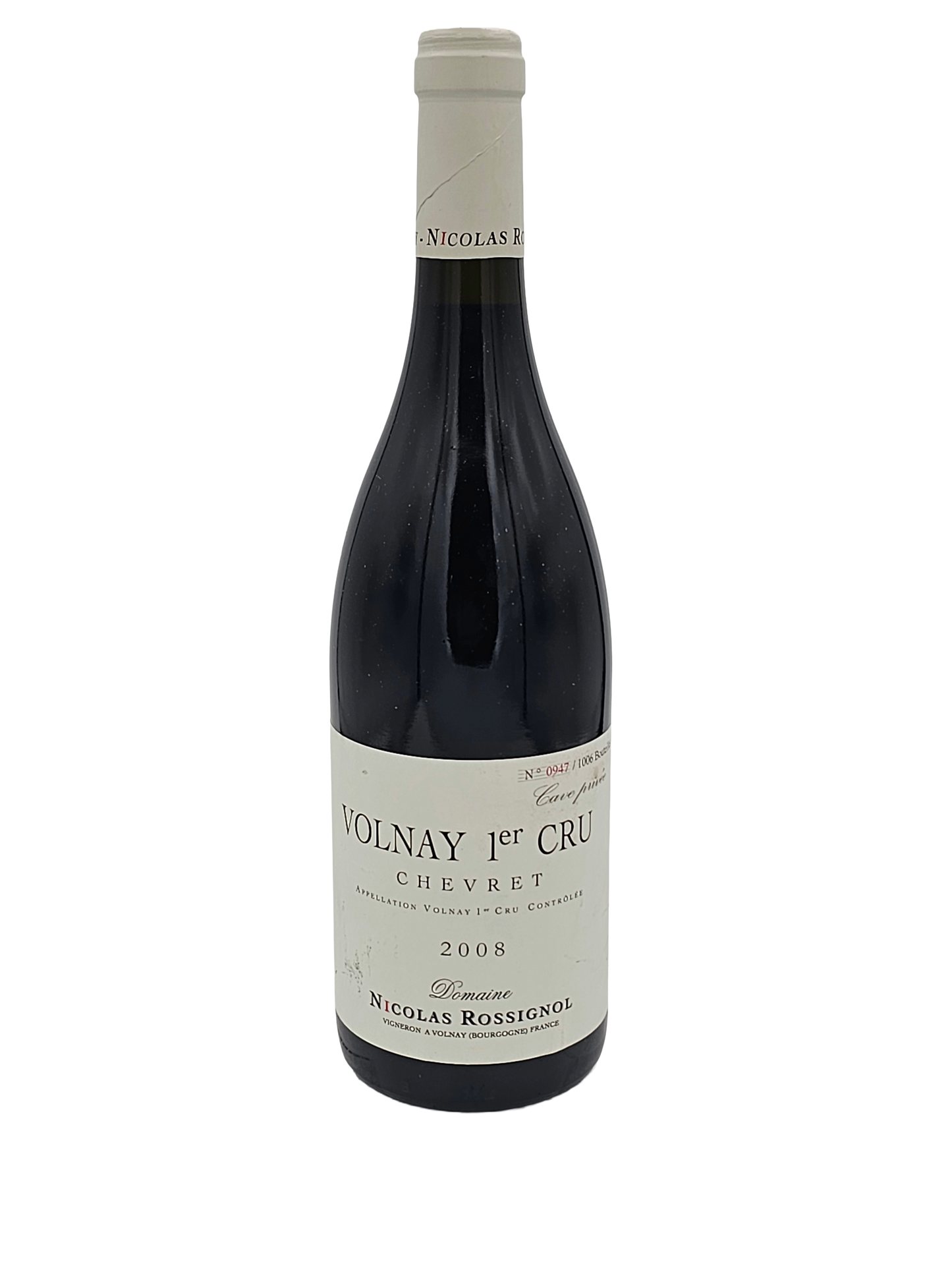 Domaine Nicolas Rossignol Volnay En Chevret 1er Cru 2008 750ml - 1