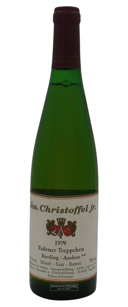 Jos. Christoffel Jr. Riesling Erdener Treppchen Riesling Auslese** 1979 750ml - 1