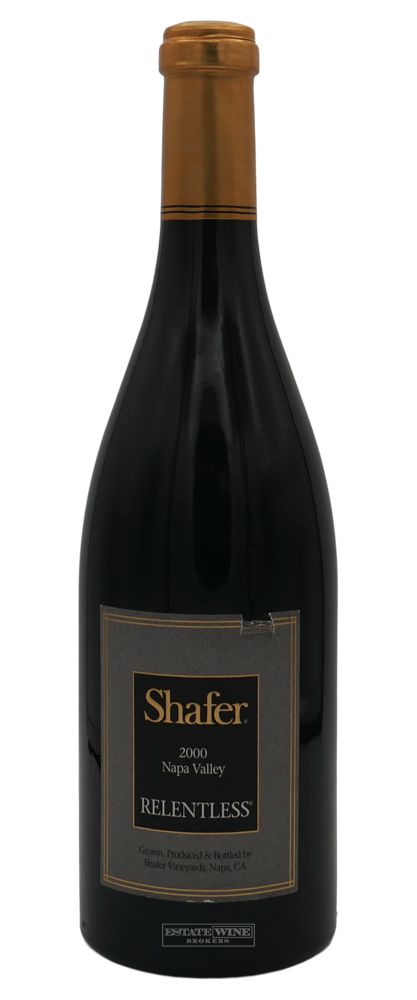 Shafer Syrah Relentless Napa Valley 2000 750ml - 1