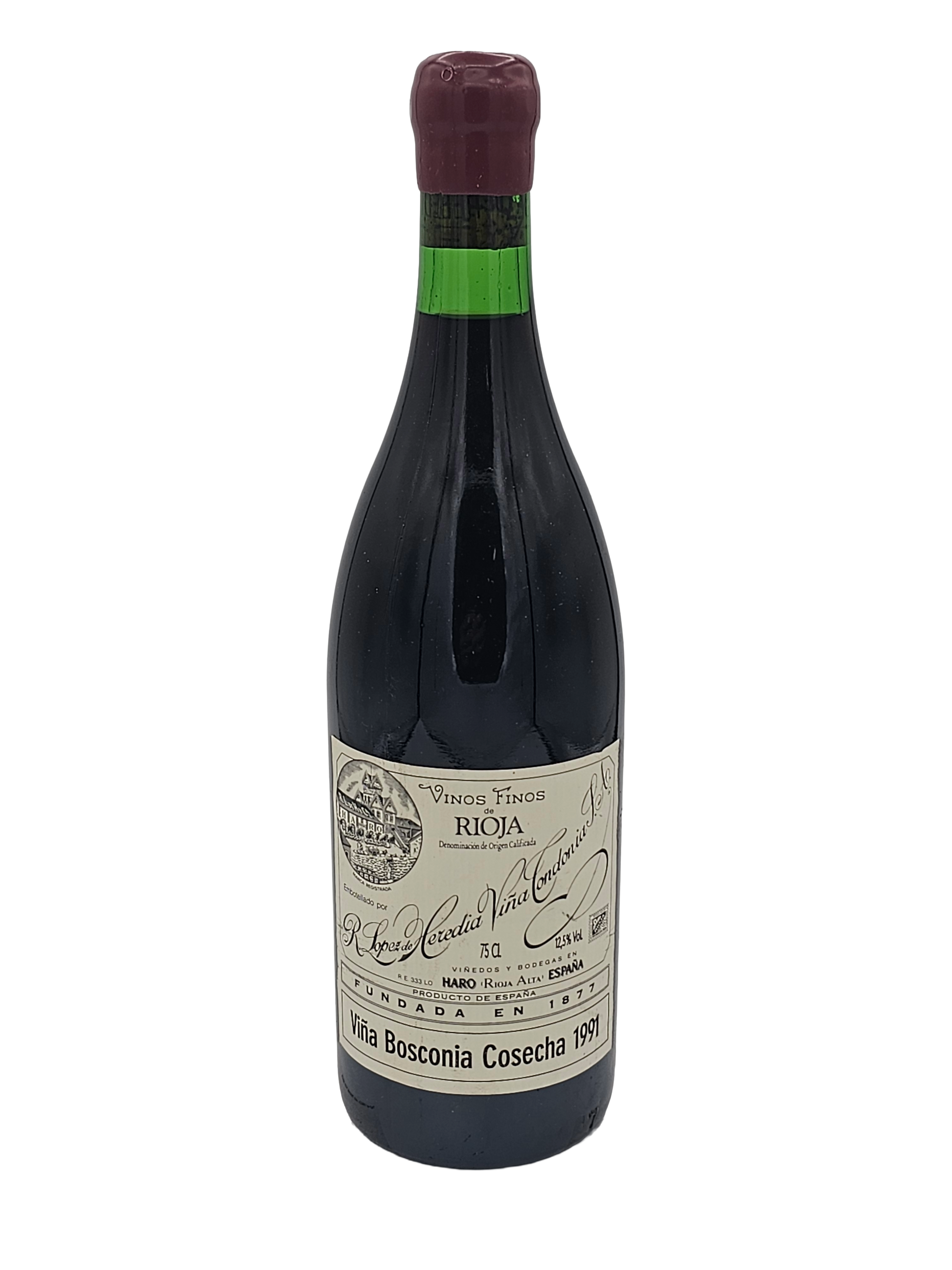 R. Lopez de Heredia Vina Bosconia Rioja Gran Reserva 1991 750ml - 1