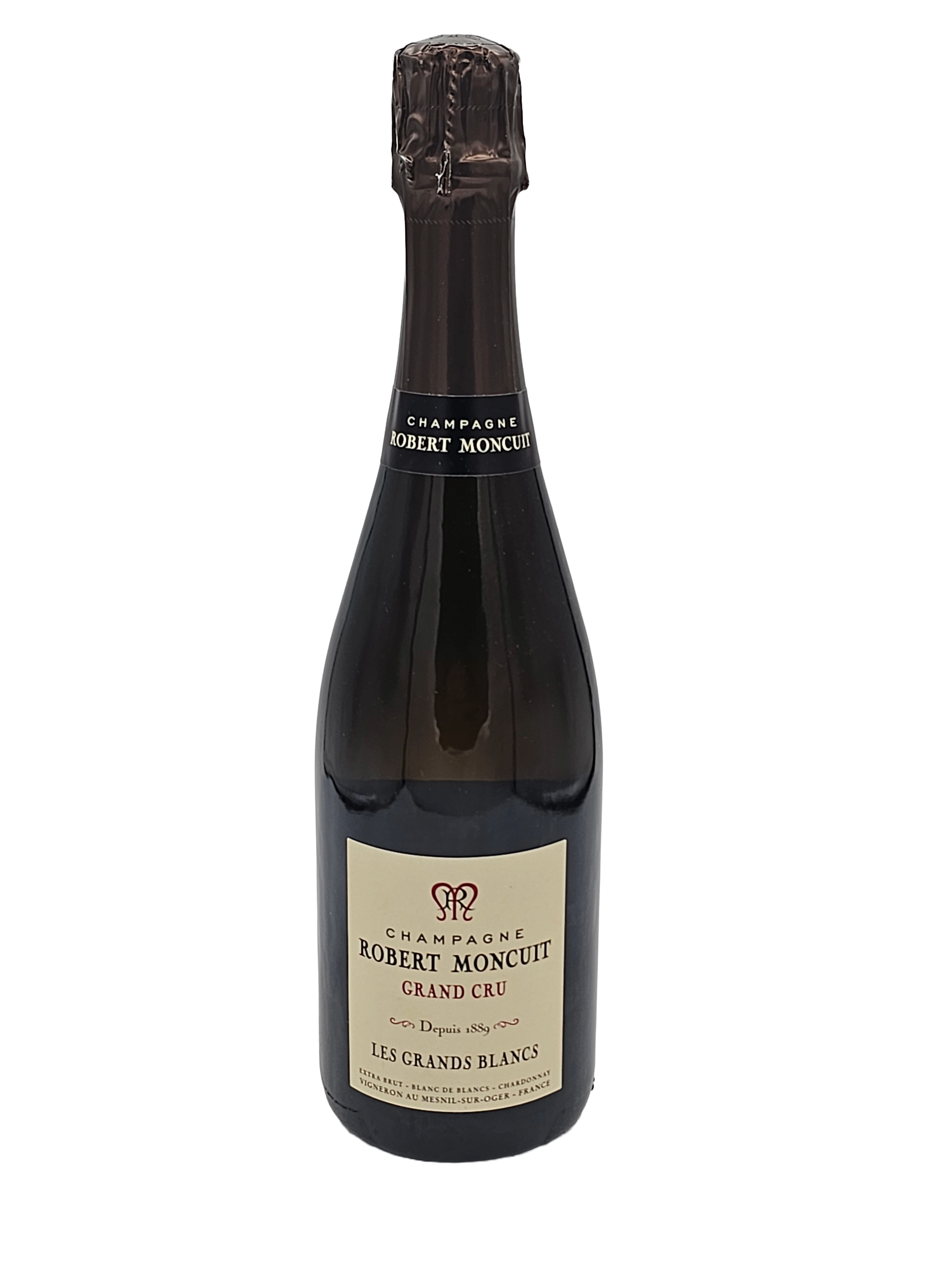 Robert Moncuit Les Grands Blancs Blanc de Blancs Extra Brut NV 750ml - 1