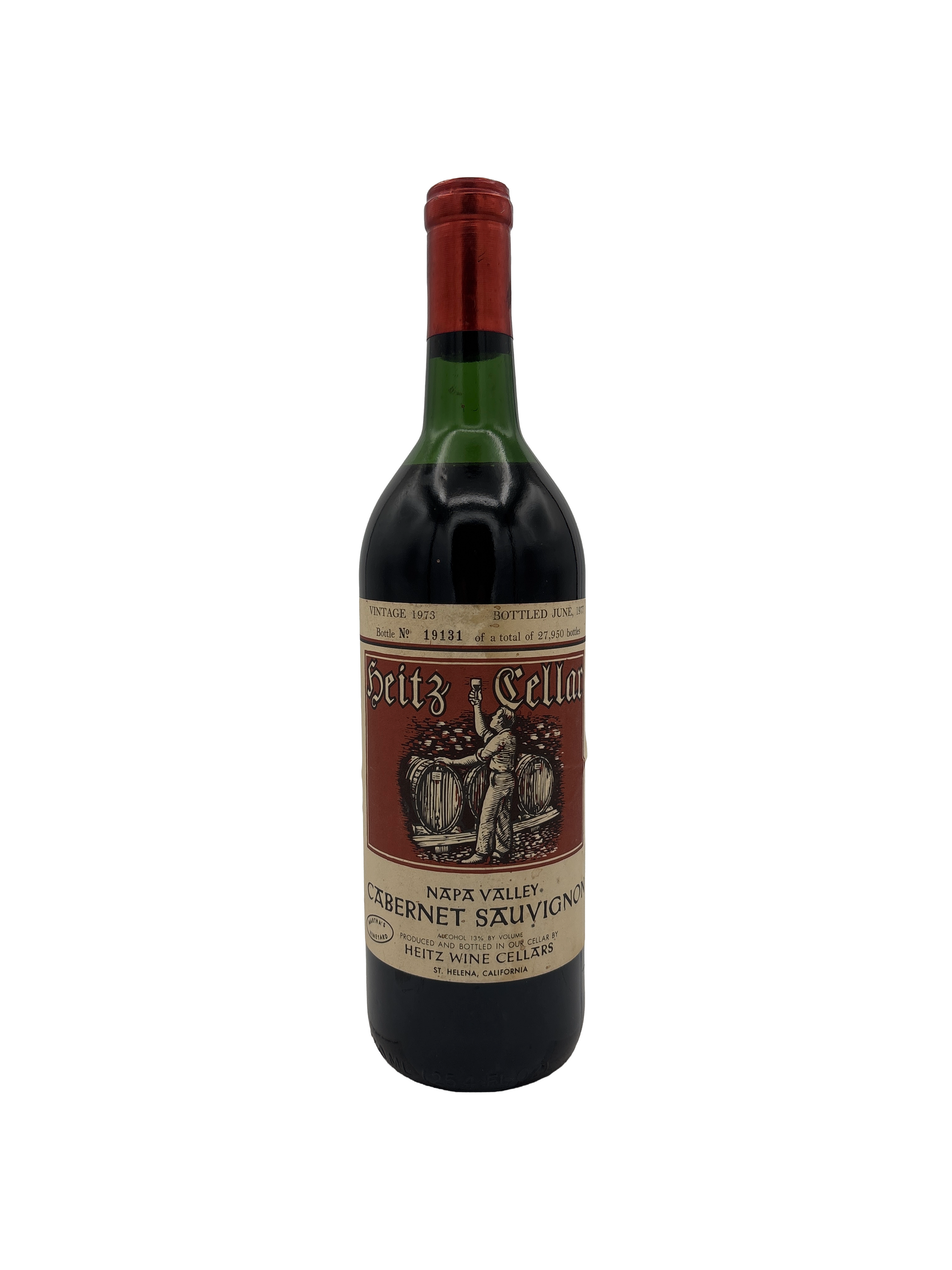 Heitz Cellar Cabernet Sauvignon Martha's Vineyard 1973 750ml - 1