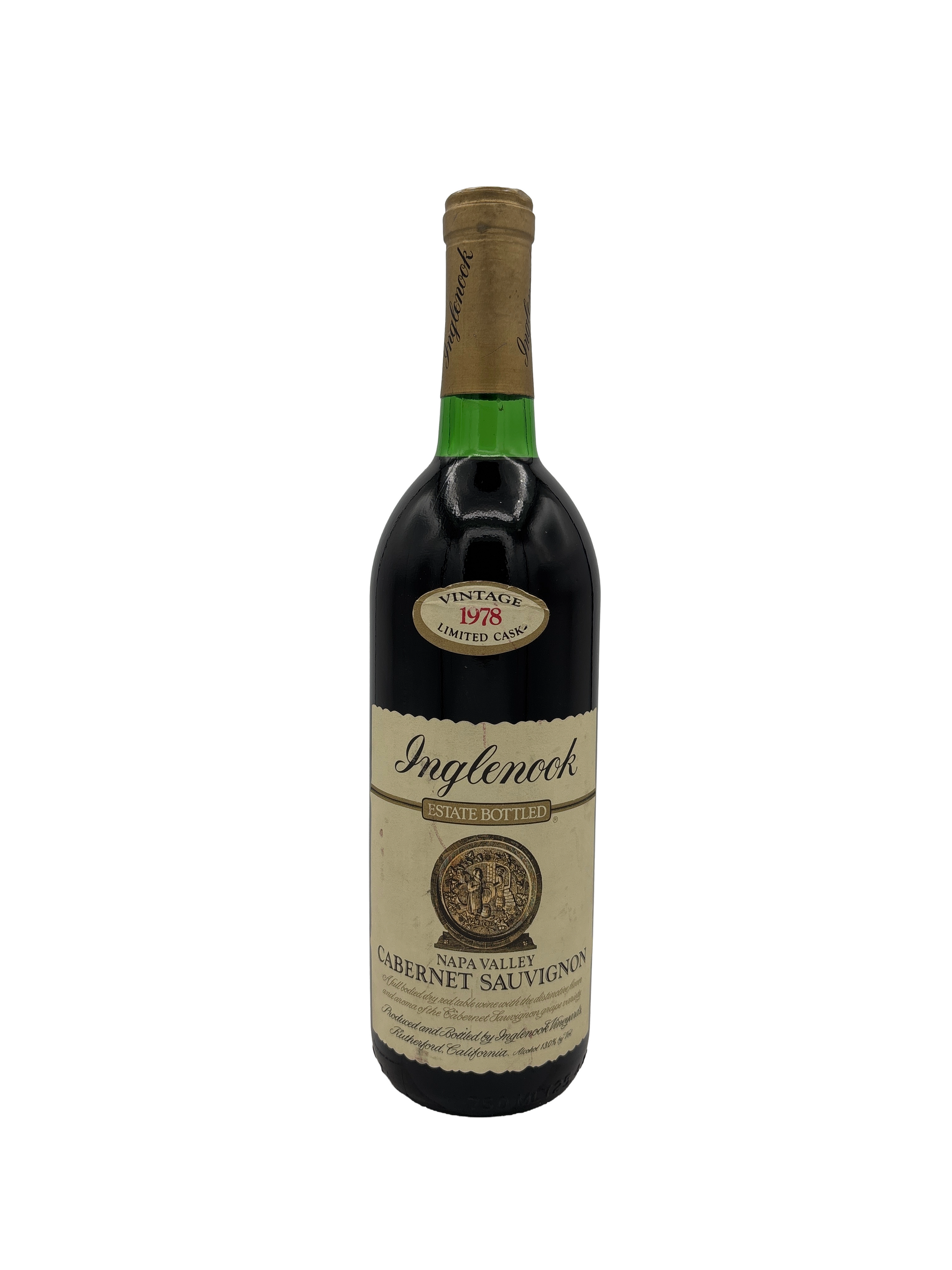 Inglenook Cabernet Sauvignon Cask Limited Napa Valley 1978 750ml - 1