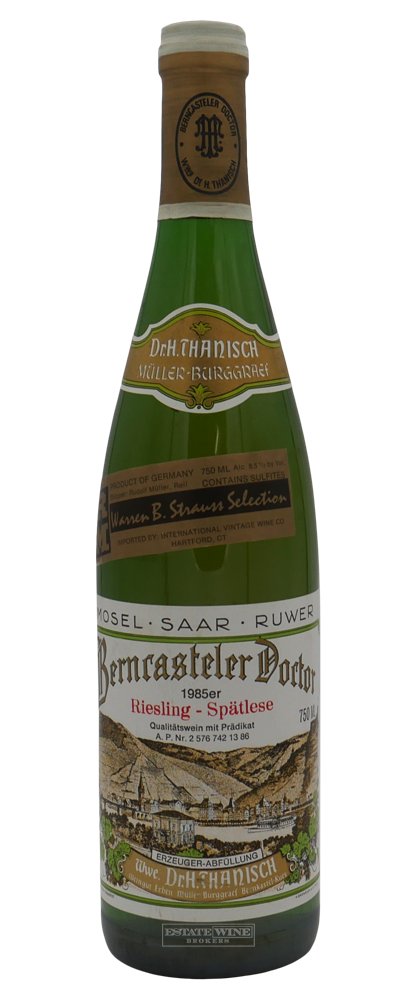 Dr. H. Thanisch Riesling Bernkastler Doctor Spatlese 1985 750ml - 1