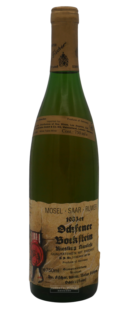 Dr. Fischer Riesling Ockfener Bockstein Auslese 1983 750ml - 1