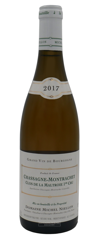 Michel Niellon Chassagne Montrachet Clos de la Maltroie 1er Cru 2017 750ml - 1