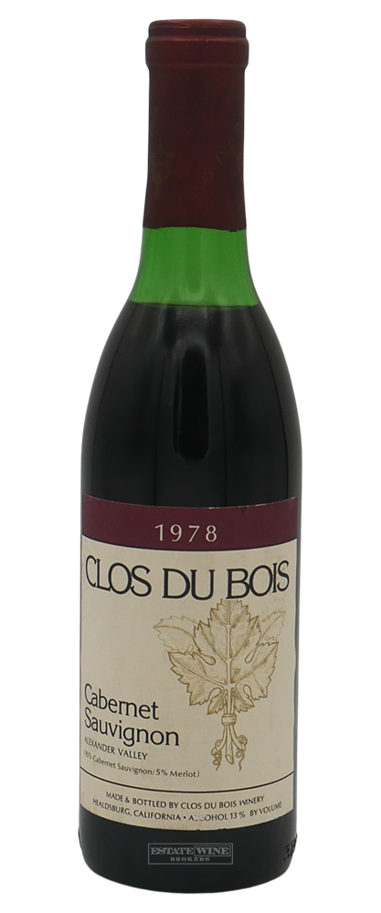 Clos du Bois Cabernet Sauvignon Alexander Valley 1978 375ml - 1