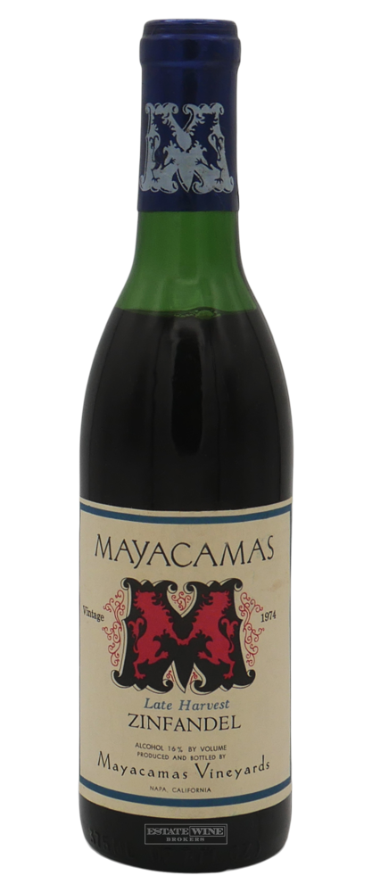 Mayacamas Vineyards Zinfandel Late Harvest 1974 375ml - 1