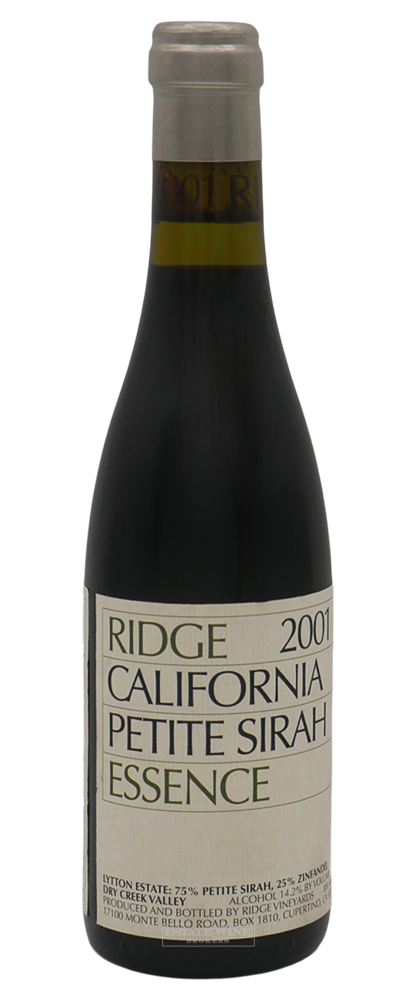 Ridge Vineyards Petite Sirah Essence 2001 375ml - 1
