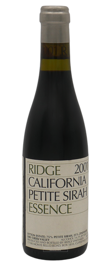 Ridge Vineyards Petite Sirah Essence 2001 375ml - 1