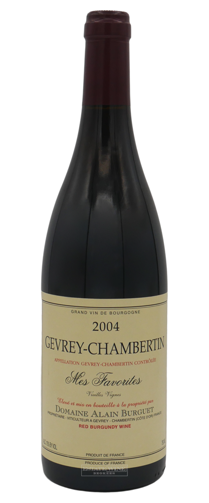 Alain Burguet Gevrey Chambertin Mes Favorites Vielles Vignes 2004 750ml - 1