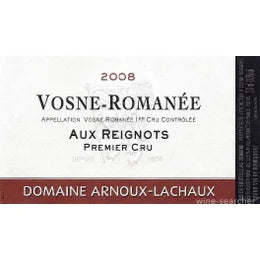 Arnoux Lachaux Vosne Romanee Aux Reignots 1er Cru 2010 750ml - 1