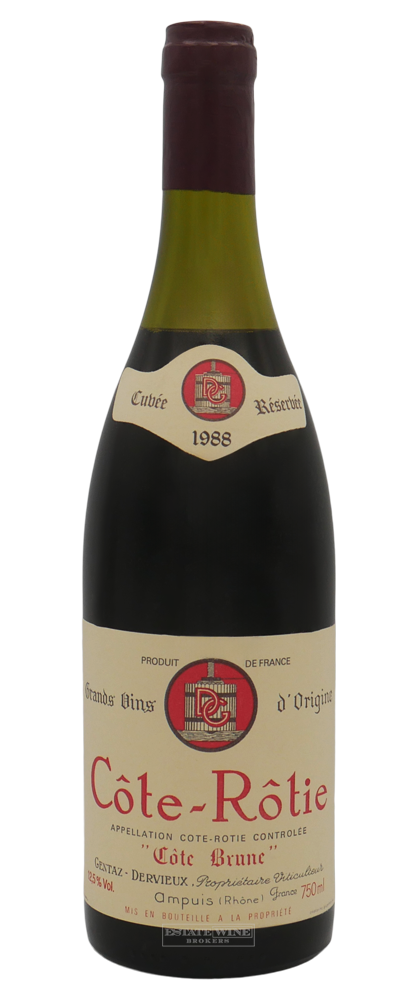 Gentaz-Dervieux Cote Rotie Cote Brune 1988 750ml [3.5cm Ullage] - 1