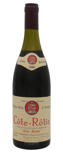 Gentaz-Dervieux Cote Rotie Cote Brune 1988 750ml [3.5cm Ullage] - 1