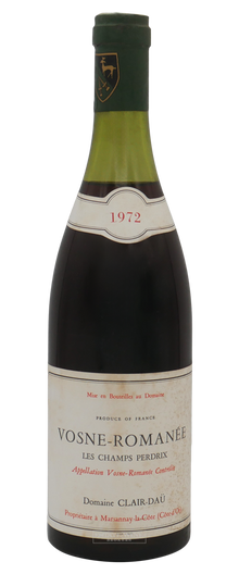Domaine Clair Dau Vosne Romanee Les Champs Perdrix 1972 750ml [4cm Ullage, Bin Stained Label] - 1