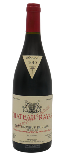 Chateau Rayas Chateauneuf du Pape Reserve 2010 750ml - 1