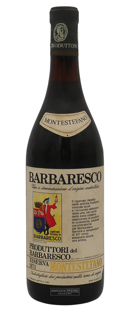Produttori del  Barbaresco Barbaresco Riserva Montestefano 1971 750ml - 1