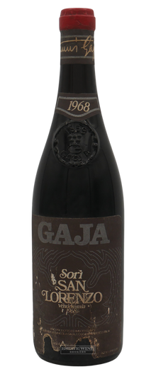 Gaja Barbaresco SorÃ¬ San Lorenzo 1968 750ml [Scuffed Label] - 1
