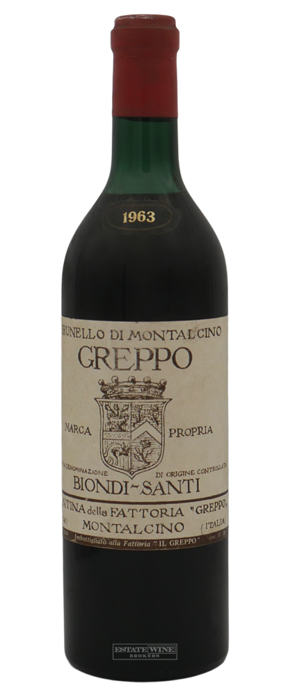 Biondi Santi Brunello di Montalcino Etichetta Bianca 1963 750ml - 1