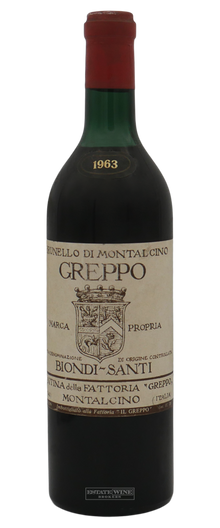 Biondi Santi Brunello di Montalcino Etichetta Bianca 1963 750ml - 1