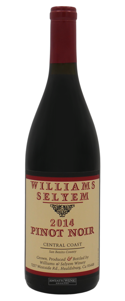 Williams Selyem Pinot Noir Central Coast San Benito 2014 750ml - 1