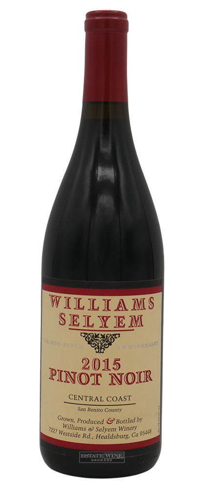 Williams Selyem Pinot Noir Central Coast San Benito 2015 750ml - 1
