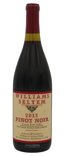Williams Selyem Pinot Noir Eastside Road Neighbors Russian River Valley 2013 750ml - 1