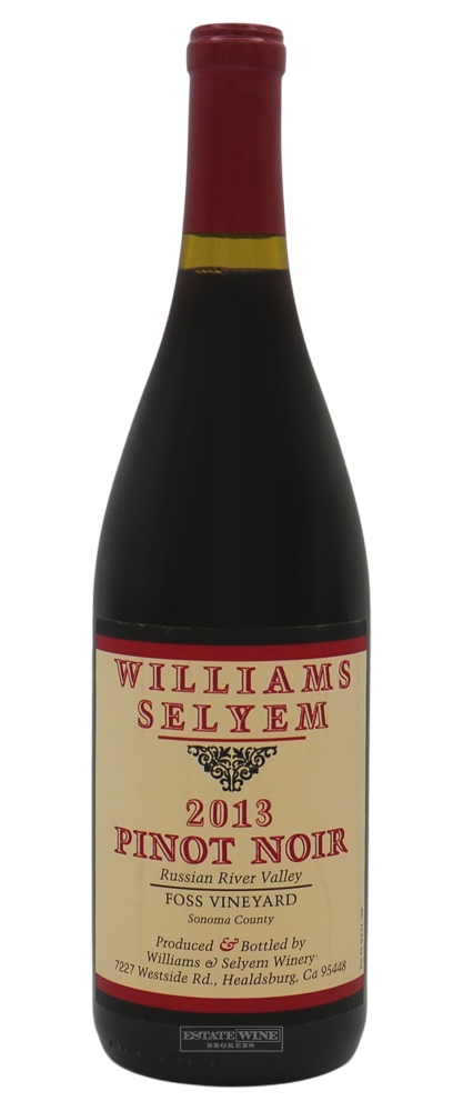 Williams Selyem Pinot Noir Foss Vineyard Russian River Valley 2013 750ml - 1
