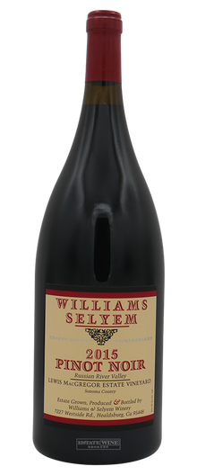 Williams Selyem Pinot Noir Lewis MacGregor Estate Vineyard Russian River Valley 2015 1500ml - 1