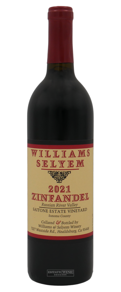 Williams Selyem Zinfandel Saitone Estate Vineyard Russian River Valley 2021 750ml - 1