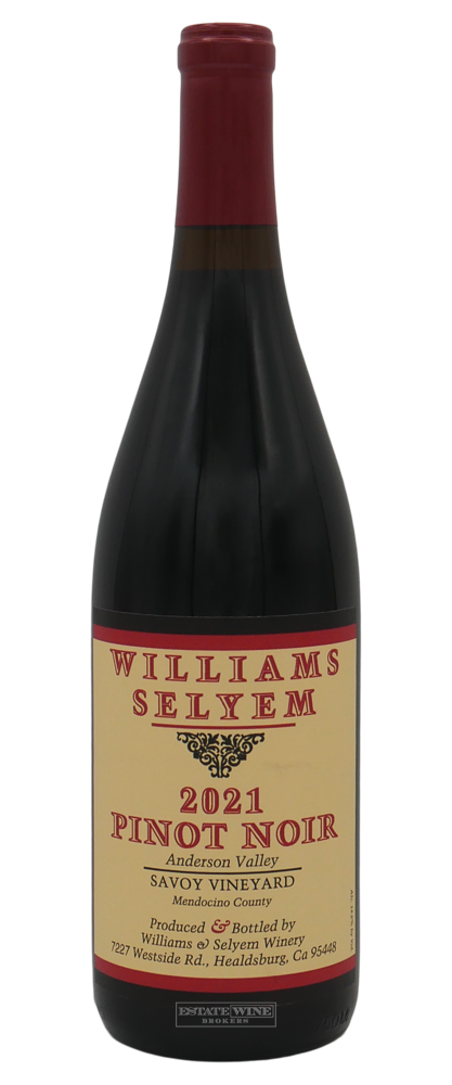 Williams Selyem Pinot Noir Savoy Vineyard Anderson Valley 2021 750ml - 1
