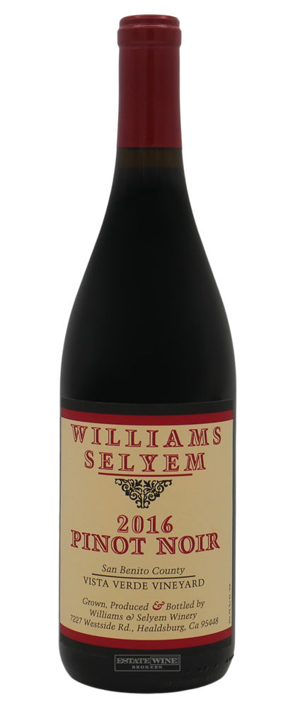 Williams Selyem Pinot Noir Vista Verde Vineyard San Benito 2016 750ml - 1