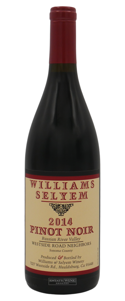 Williams Selyem Pinot Noir Westside Road Neighbors Russian River Valley 2014 750ml - 1