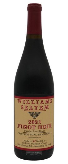 Williams Selyem Pinot Noir Westside Road Neighbors Russian River Valley 2021 750ml - 2