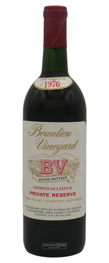 Beaulieu Vineyard Cabernet Sauvignon Georges De Latour Private Reserve Napa Valley 1976 750ml - 1