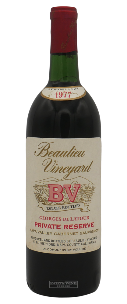 Beaulieu Vineyard Cabernet Sauvignon Georges De Latour Private Reserve Napa Valley 1977 750ml - 1