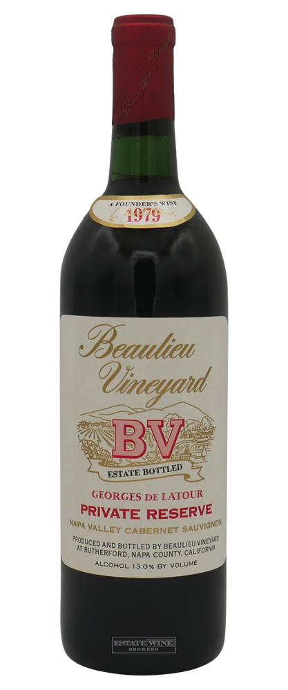 Beaulieu Vineyard Cabernet Sauvignon Georges De Latour Private Reserve Napa Valley 1979 750ml - 1