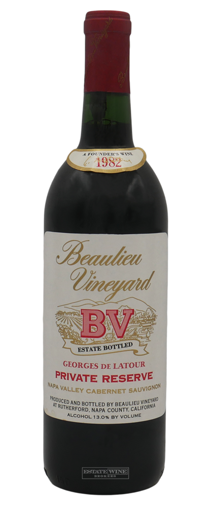 Beaulieu Vineyard Cabernet Sauvignon Georges De Latour Private Reserve Napa Valley 1982 750ml - 2