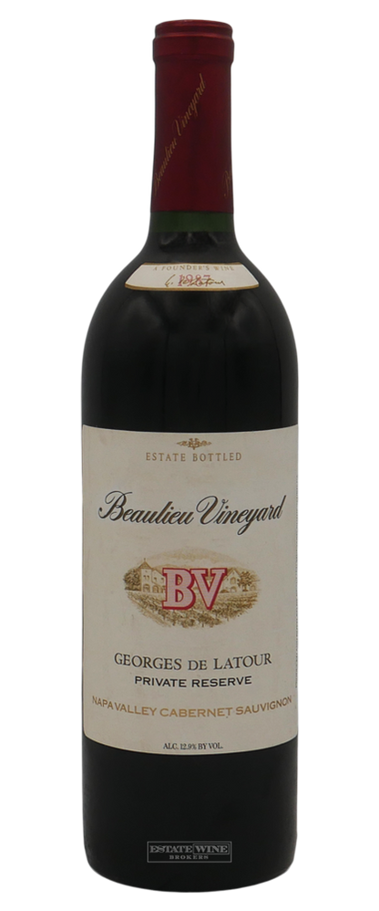 Beaulieu Vineyard Cabernet Sauvignon Georges de Latour Private Reserve 1987 750ml - 4