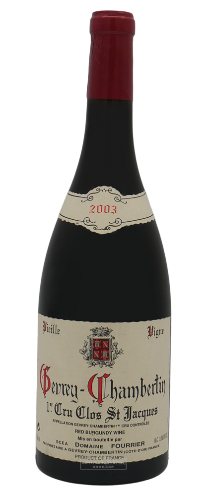 Domaine Fourrier Gevrey-Chambertin Clos Saint-Jacques Premier Cru 2003 750ml - 1