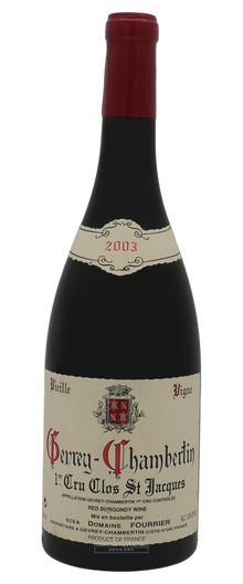 Domaine Fourrier Gevrey-Chambertin Clos Saint-Jacques Premier Cru 2003 750ml - 1