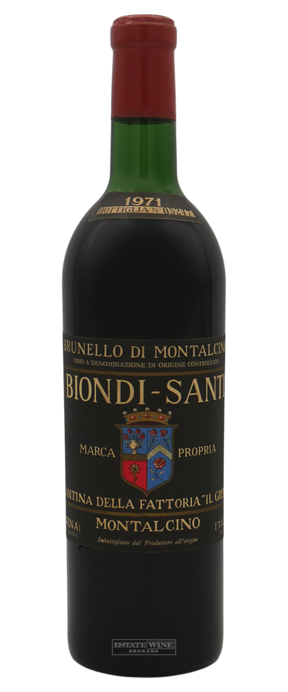 Biondi Santi Brunello di Montalcino 1971 750ml - 1
